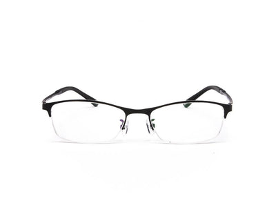 METAL  - HALF FRAME - BLACK MATT - TUK001 - RECTANGLE - 51 - Lenses Incuded