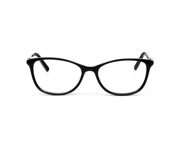 Happster - Female Cateye Full Frame - Black Shine BLACK - ANF6005 - (LENSES INCLUDED)*