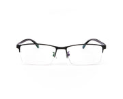 METAL  - HALF FRAME - BLACK MATT - TUK78071 - RECTANGLE - 51 - Lenses Incuded