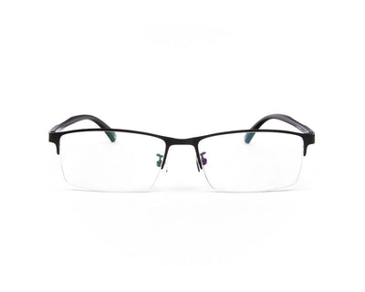 METAL  - HALF FRAME - BLACK MATT - TUK78071 - RECTANGLE - 51 - Lenses Incuded