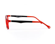 Peepstar - KIDS Square Full Frame - Red Matt BLACK - AMLT14000 - (LENSES INCLUDED)*