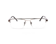 SPECSMAKERS - UNISEX DB RECTANGLE HALF FRAME - BROWNSHINE SILVER - ANF30413