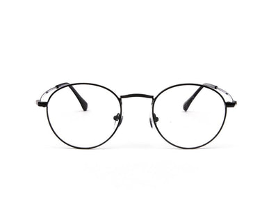 METAL  - FULL FRAME - BLACK MATT - TUJ031 - ROUND - 50 - Lenses Incuded