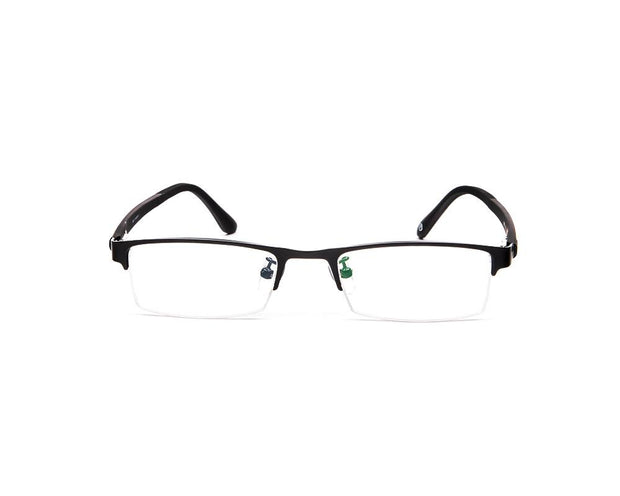 Specsmakers - Unisex Rectangle Half Frame - Black Matt BLACK - PEC88307 - (LENSES INCLUDED)*