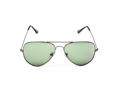 METAL SUNGLASS - FULL FRAME - GREY METALLIC SHINE - SOI3025 - AOVAL - 57
