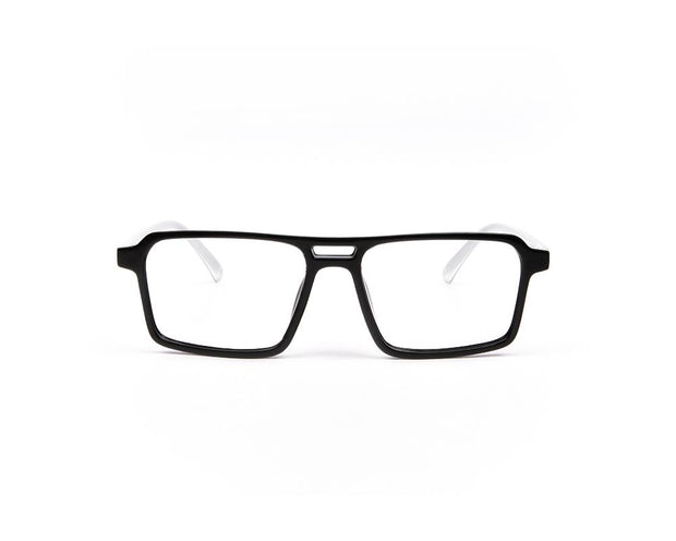 SHELL FRAME - FULL FRAME - BLACK SHINE - TUK2416 - SQUARE - 51 - Lenses Included