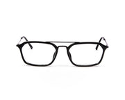 Specsmakers - Unisex Rectangle Full Frame - Blue Matt Grey Metallic - AML8181 - (LENSES INCLUDED)*