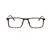 Specsmakers - Unisex Rectangle Full Frame - Brown Tortise Brown - AML8183 - (LENSES INCLUDED)*