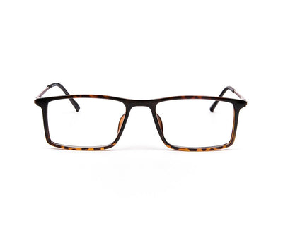 Specsmakers - Unisex Rectangle Full Frame - Brown Tortise Brown - AML8183 - (LENSES INCLUDED)*