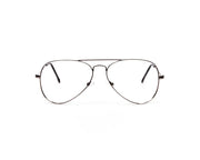 Specsmakers - Unisex DB Oval Full Frame - Grey Metallic Shine - AML3001 - (LENSES INCLUDED)*