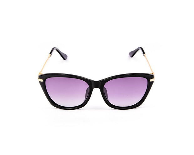SUNGLASS - FULL FRAME - BLACK SHINE - MUA6044 - CATEYE - 54