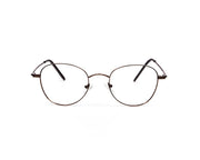 Specsmakers - Unisex Round Full Frame - Brown Shine Brown - ANF30778 - (LENSES INCLUDED)*