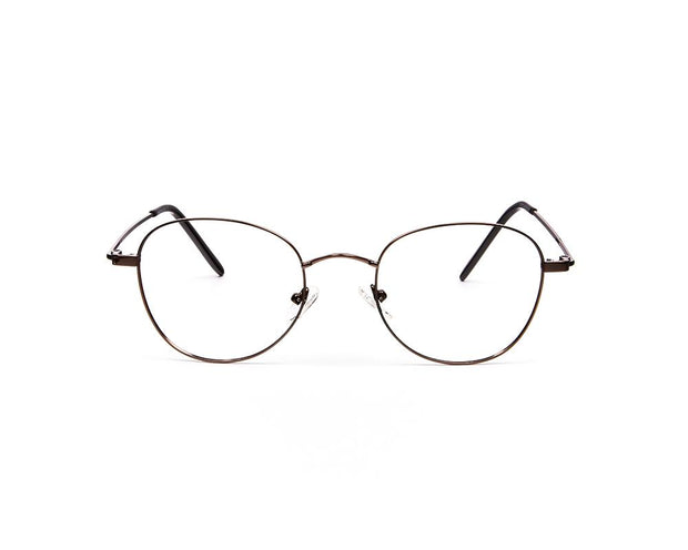 Specsmakers - Unisex Round Full Frame - Brown Shine Brown - ANF30778 - (LENSES INCLUDED)*