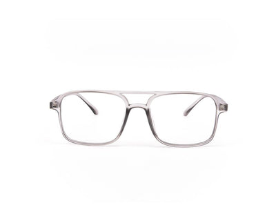 SHELL FRAME - FULL FRAME - GREY MATT - TUK2430 - SQUARE - 51 - Lenses Included
