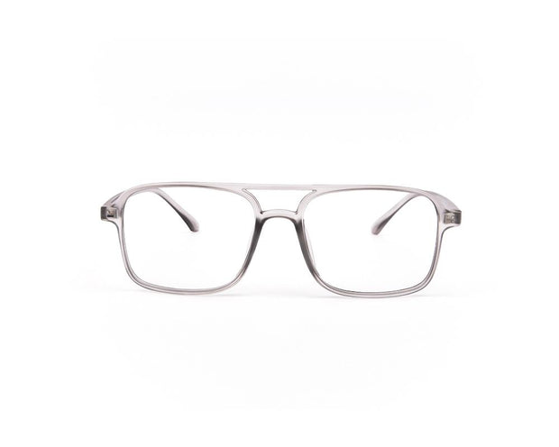 SHELL FRAME - FULL FRAME - GREY MATT - TUK2430 - SQUARE - 51 - Lenses Included