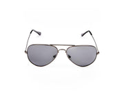 METAL SUNGLASS - FULL FRAME - GREY METALLIC SHINE - SOI3025 - AOVAL - 57