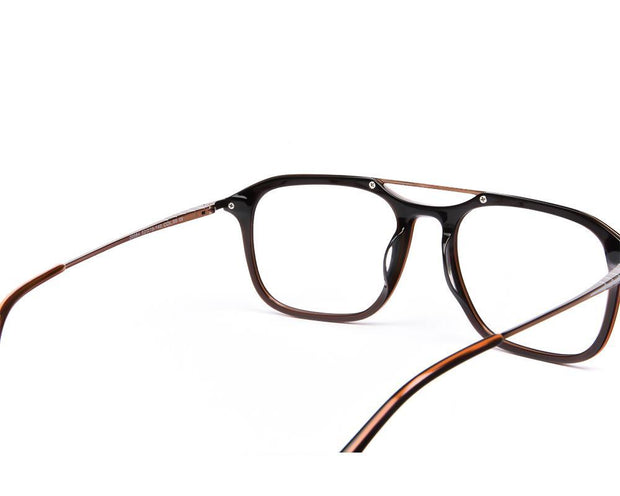 Square Brown Shine WITH Brown Shell Frame SS20084 - (LENSES INCLUDED)*