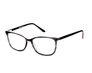 Cateye Grey Tortise with BLACK ACETATE Full Frame AMI5010 - Specsmakers