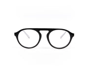 SHELL FRAME - FULL FRAME - BLACK SHINE - TUK2415 - ROUND - 50 - Lenses Included