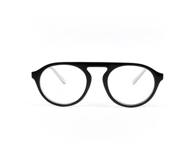 SHELL FRAME - FULL FRAME - BLACK SHINE - TUK2415 - ROUND - 50 - Lenses Included