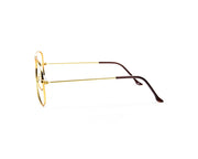 Specsmakers - Unisex DB Oval Full Frame - Gold Shine Gold - AML3001 - (LENSES INCLUDED)*
