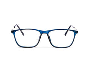 SHELL  - FULL FRAME - BLUE MATT - SQUARE - AML11710 - (Lenses Included)*