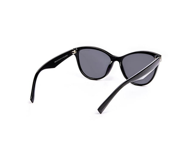 Cateye Black Shine WITH BLACK SUNGLASS SOG898