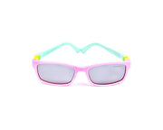 Rectangle PINK SHINE WITH GREEN SUNGLASS KIDS AMK854