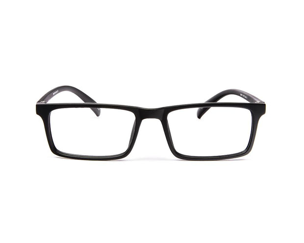 SHELL  - FULL FRAME - UNISEX - BLACK MATT - GREY - RECTANGLE - (Lenses Included)*