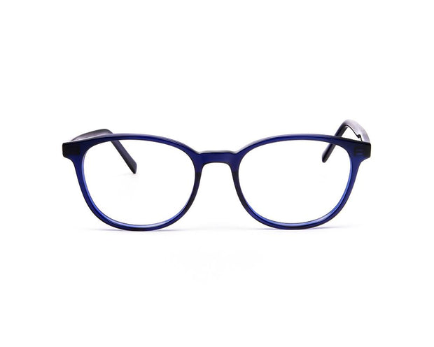 SHELL HAPSTER - FULL FRAME - BLUE SHINE - OVAL - CO7185 - (Lenses Included)*