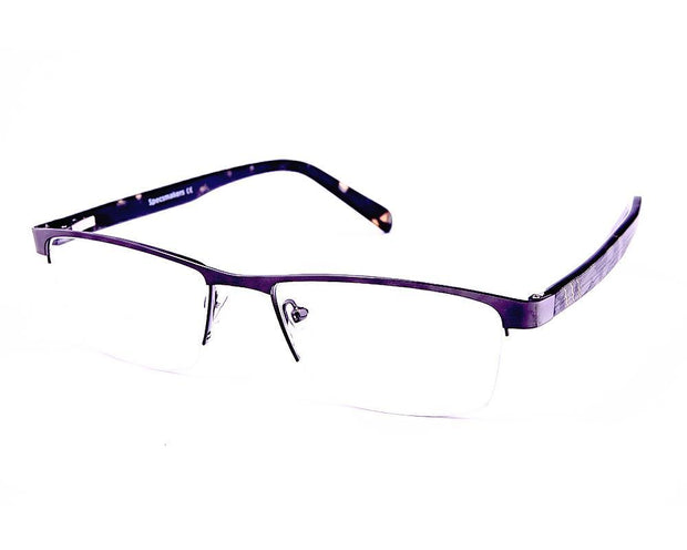 Square Black Shine WITH Tortise Half Frame ANE1048 - Specsmakers