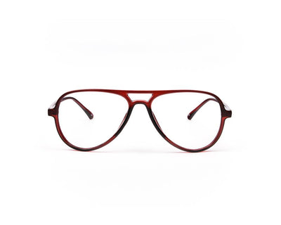 SHELL FRAME - FULL FRAME - RED SHINE - TUK2431 - Oval - 55 - Lenses Included
