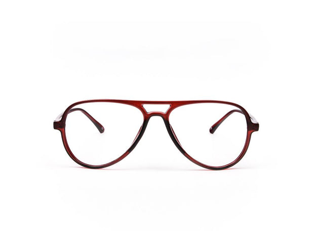 SHELL FRAME - FULL FRAME - RED SHINE - TUK2431 - Oval - 55 - Lenses Included