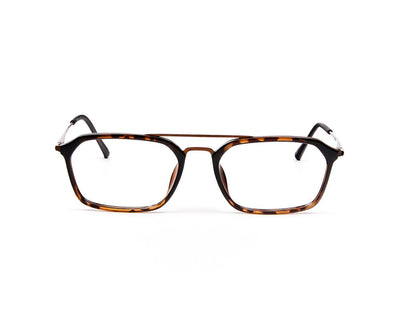 Specsmakers - Unisex Rectangle Full Frame - Brown Shine Brown - AML8181 - (LENSES INCLUDED)*