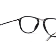 Oval Black Shine WITH Grey Metallic Shell Frame SS10515 - (LENSES INCLUDED)*
