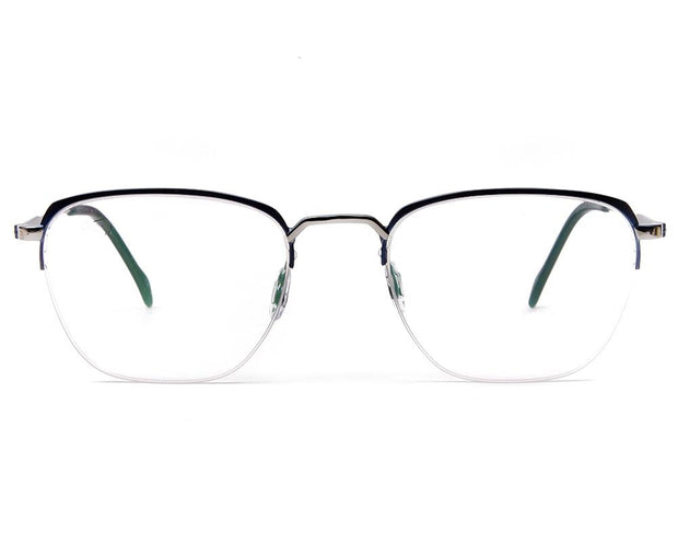 Specsmakers - Unisex Square Half Frame - Blue Matt - AMO2418 - (LENSES INCLUDED)*