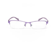 METAL  - HALF FRAME - PURPLE SHINE - TUK1236 - RECTANGLE - 52 - Lenses Incuded