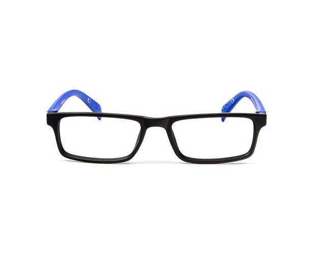 SHELL  - FULL FRAME - KIDS - BLACK MATT - BLUE - SQUARE - (Lenses Included)*