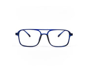 SHELL FRAME - FULL FRAME - BLUE SHINE - TUK2430 - SQUARE - 51 - Lenses Included