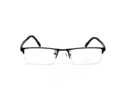 Specsmakers - Unisex Rectangle Half Frame - Black Matt BLACK - PEC88312 - (LENSES INCLUDED)*