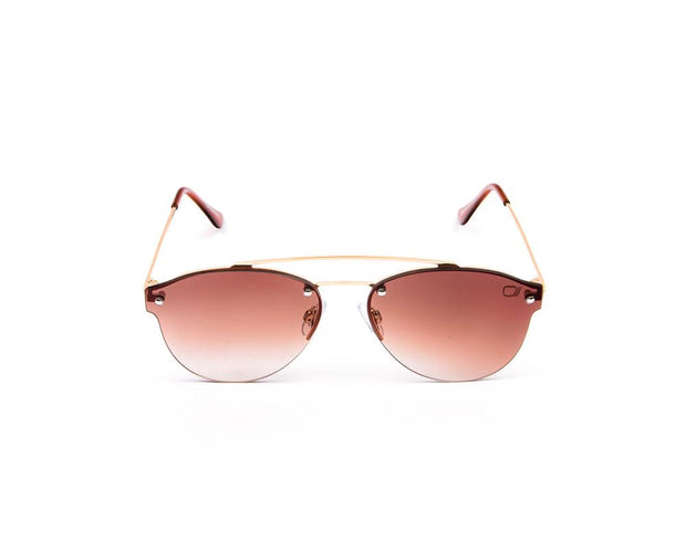 SUNGLASS - FULL FRAME - GOLD SHINE - WAA1476 - DB AOVAL - 60
