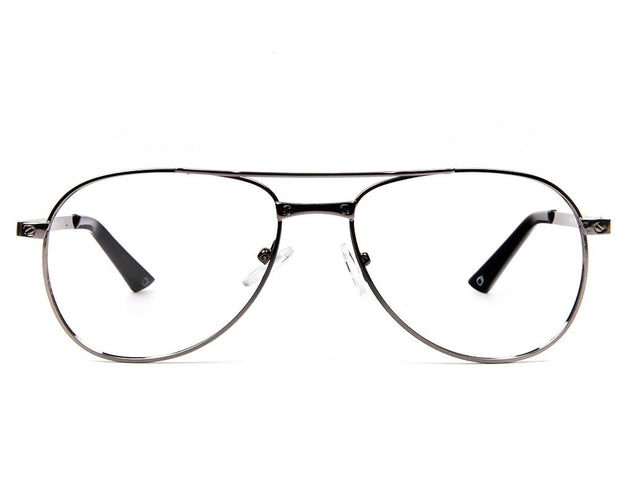 SPECSMAKERS-TUL98034-FULL FRAME-RX-GREY METALLIC SHINE-56- (LENSES INCLUDED)*