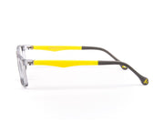 Peepstar - KIDS Square Full Frame - Grey Matt YELLOW - AMLT14000 - (LENSES INCLUDED)*