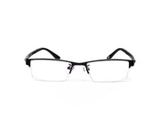 Specsmakers - Unisex Rectangle Half Frame - Black Matt BLACK - PEC88324 - (LENSES INCLUDED)*