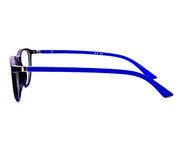 Cateye Blue WITH BLACK Full Frame AOSP87A - Specsmakers