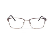 METAL  - FULL FRAME - GREY METALLIC MATT - SQUARE - ANF30582 - (Lenses Included)*