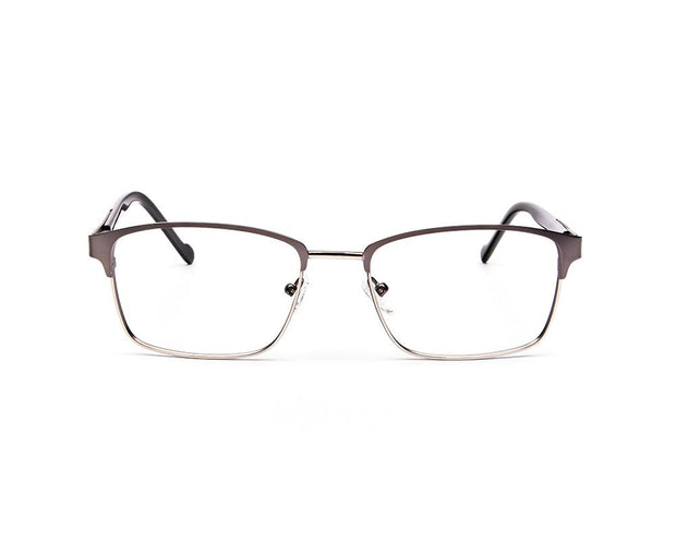 METAL  - FULL FRAME - GREY METALLIC MATT - SQUARE - ANF30582 - (Lenses Included)*