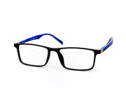 Specsmakers - Unisex Rectangle Full Frame - Black Matt Blue - COC105 - (LENSES INCLUDED)*