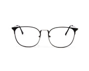 METAL  - FULL FRAME - BLACK MATT - ANF30378 - ROUND - 51 - Lenses Incuded