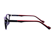 Rectangle Red WITH Black Shine Full Frame TUD8017R - Specsmakers